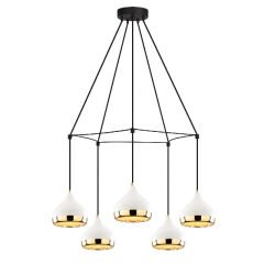 Aydinlatmadunyam Sarkit WhiteBlackGold Yildo-M-6886