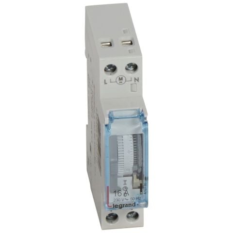 Legrand  Dikey Analog kadranlı günlük zaman saati rezervsiz 16A 250V LEG-412780