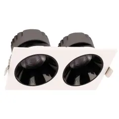 ACK 2X25W Sıva Altı Kare Downlıght Beyaz 6500K AD10-03630