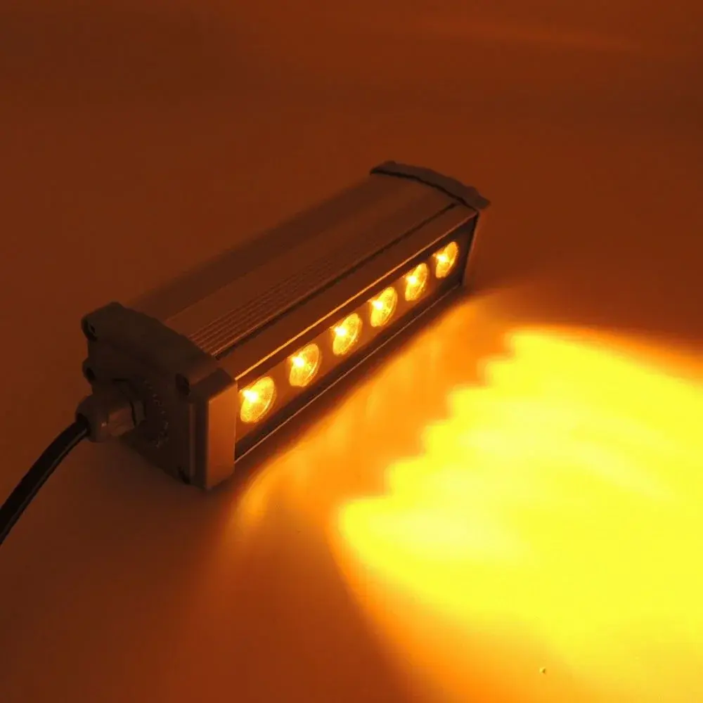 Wallwasher Led Duvar Aydinlatma 20 Cm 6W Gri - Amber