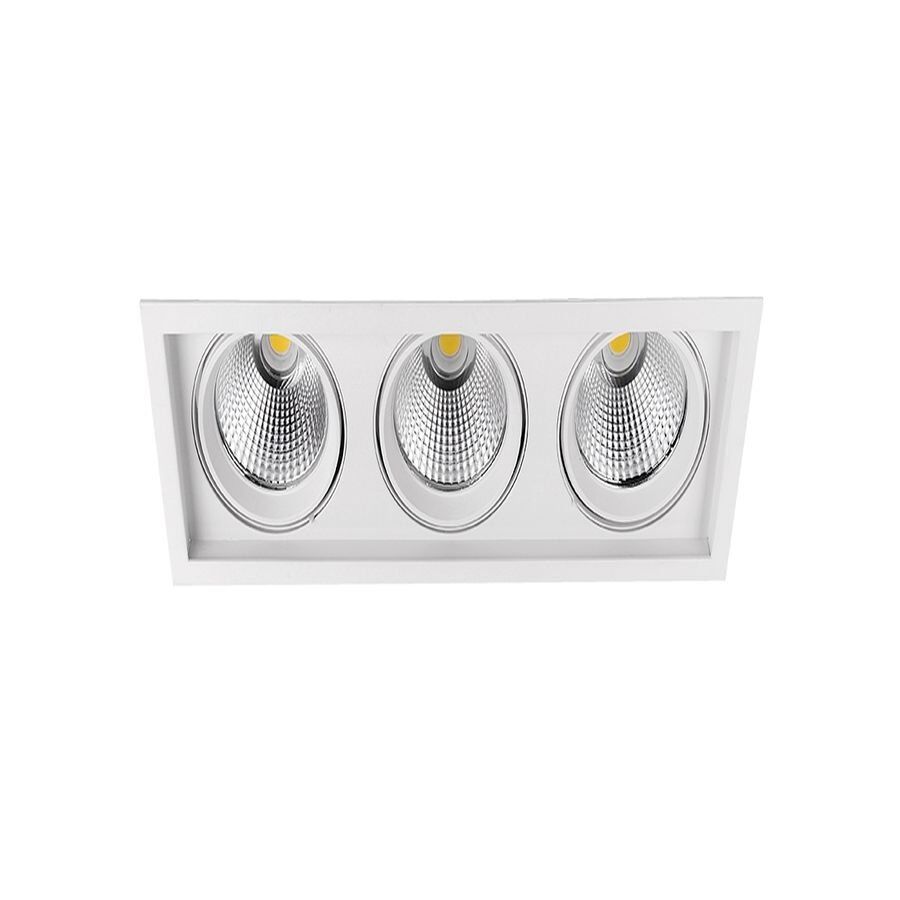 Goya Gy 3123-40 Beyaz Kasa 3X36W 4000K Sıva Altı Cob Led Armatür