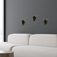 Aydinlatmadunyam Aplik Black Cut-11835