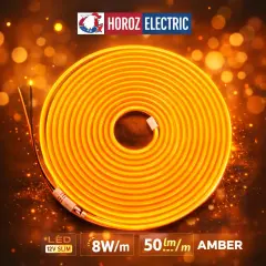Horoz 081-010-0033  12 Volt  Amber Slim Neon Led