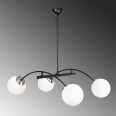 Aydinlatmadunyam Avize BlackWhite Hilal-3811