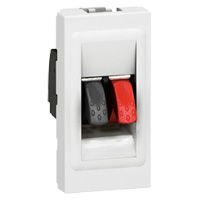 Legrand  Hoparlör prizi, 1 mod, beyaz LEG-078750