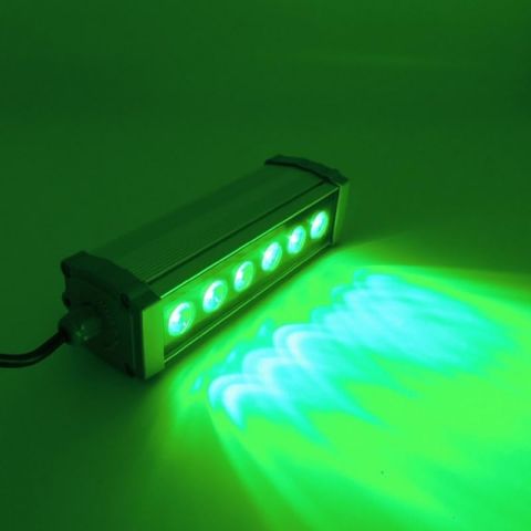 Wallwasher Led Duvar Aydinlatma 20 Cm 6W Gri - Yesil