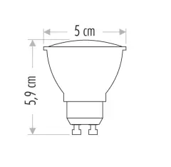 Cata 5 Watt Gu10 Duylu Led Ampul CT-4240 Beyaz Işık