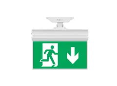 ACK AC14-10753 Led Isaretleme Çikartmasi Yesil (Exit Kosan Adam Asagi Ok)