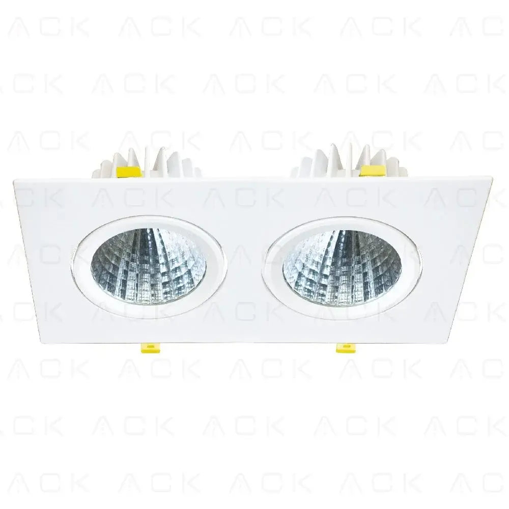 Ack Led Spot Armatur Ikili Kare 4000K Beyaz en uygun fiyatlı satıcı