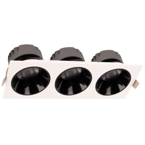 ACK 3X25W Sıva Altı Kare Downlıght Beyaz 4000K AD10-03710