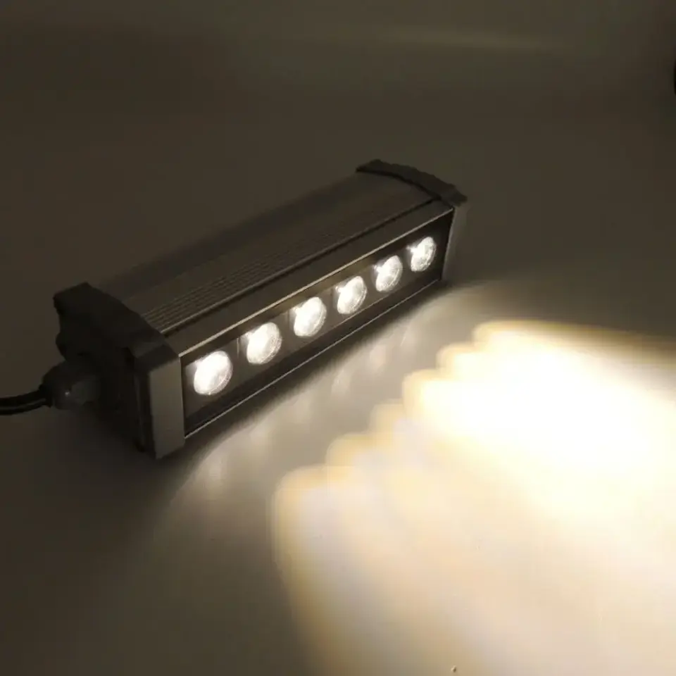 Wallwasher Led Duvar Aydinlatma 20 Cm 6W Gri - Kirmizi