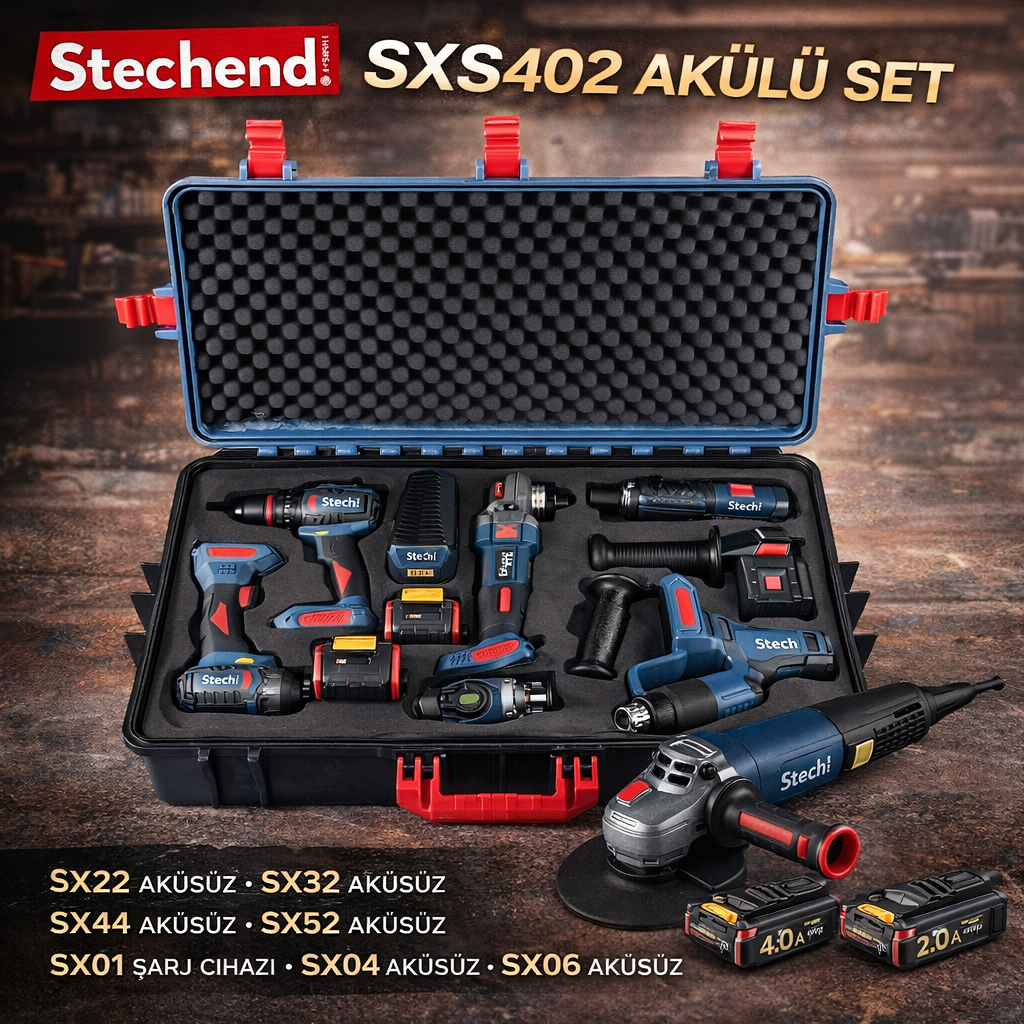Sxs402 Akülü Set (Sx22 ,Sx32 , Sx44 , Sx52 , Sx01 ,Sx04 ,Sx06)