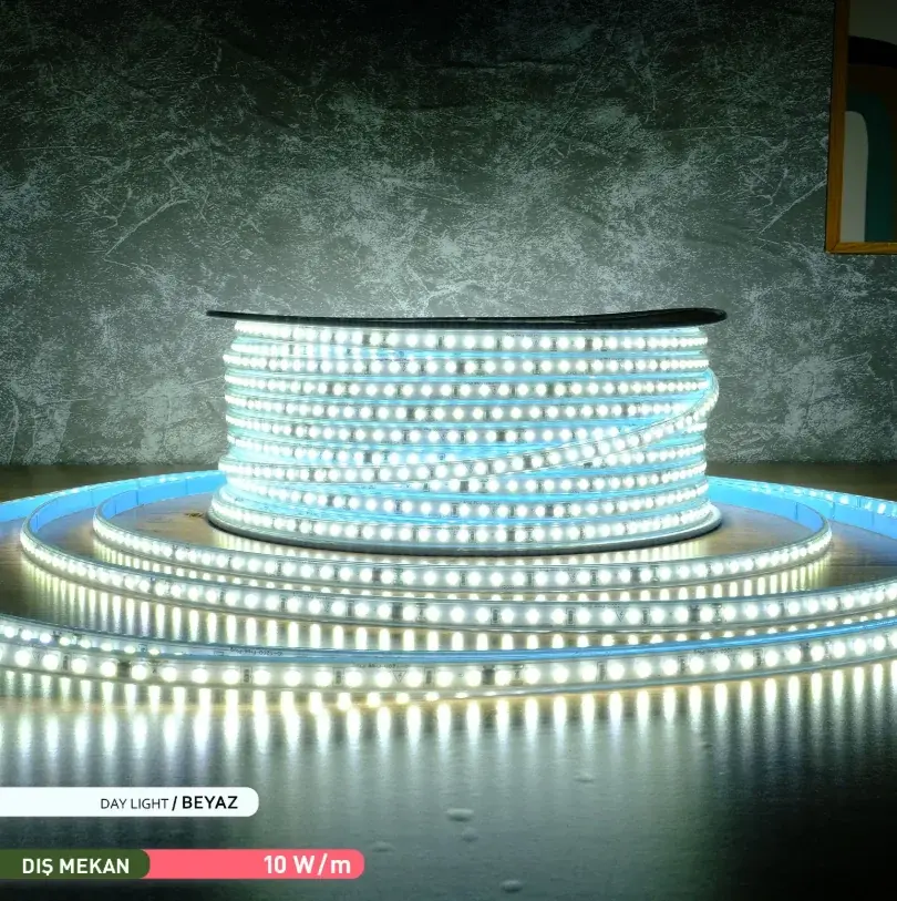 ACK 3535 120 Led/Metre 6500K 220V Şerit Led Ip65 10Mmx5Mm AS01-01503 en uygun fiyatlı satıcı