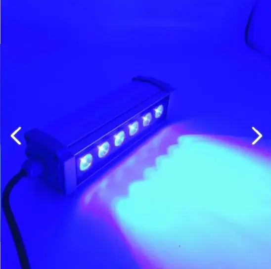 Wallwasher Led Duvar Aydinlatma 20 Cm 6W Gri - Mavi