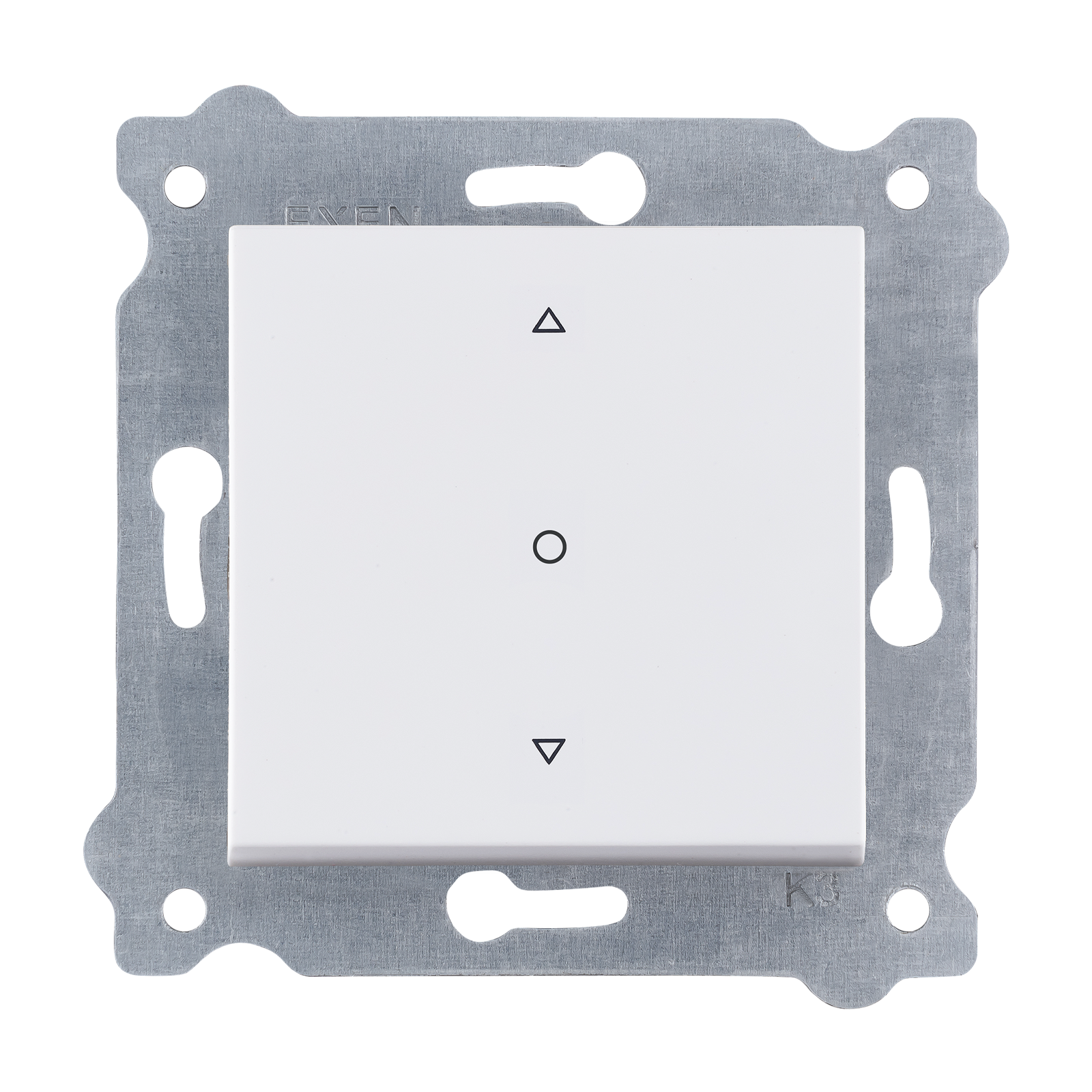 Exen Beyaz Modül+Kapak  Tek Tuslu Jaluzi