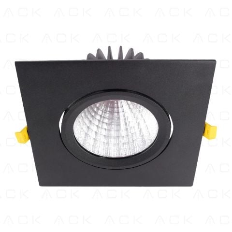 Ack Led Spot Armatur Kare 6500K Siyah 30W