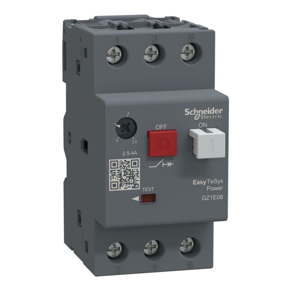 Schneider Gz1E08   Motor Koruma Şalt. 2,5-4A
