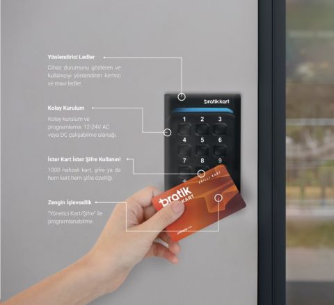 Pratik Cp Kart+Sifre Geçis Sistemi