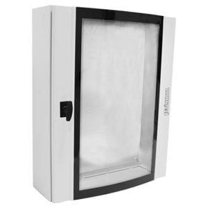Çetinkaya Pano  40x50x15 Metal Sıva Üstü  Bombeli Montaj Plakali Camli Pano CPD 4005015 SUM