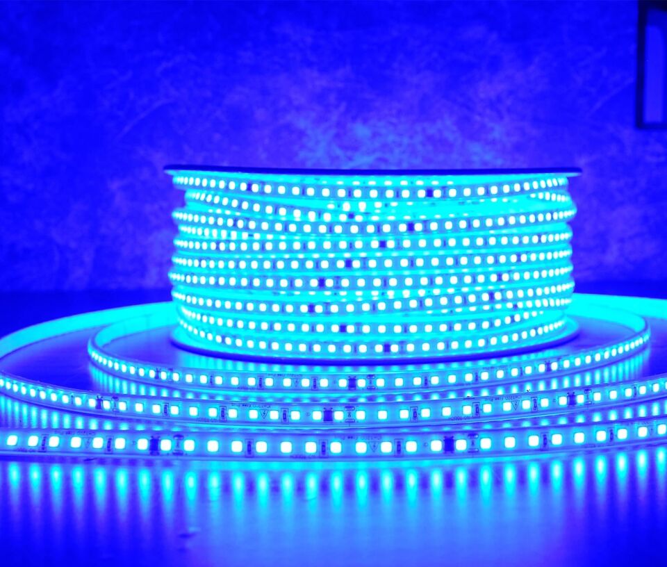 ACK 3535 120 Led/Metre Mavi 220V Şerit Led Ip65 10Mmx5Mm AS01-01506