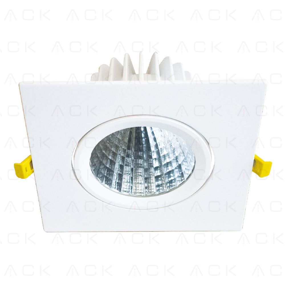 Ack Led Spot Armatur Kare 3000K Beyaz