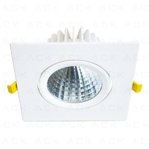 Ack Led Spot Armatur Kare 3000K Beyaz