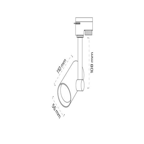 Goya Gy 3633 Beyaz Kasa14W 40° 3000K Sıva Altı Led Ray