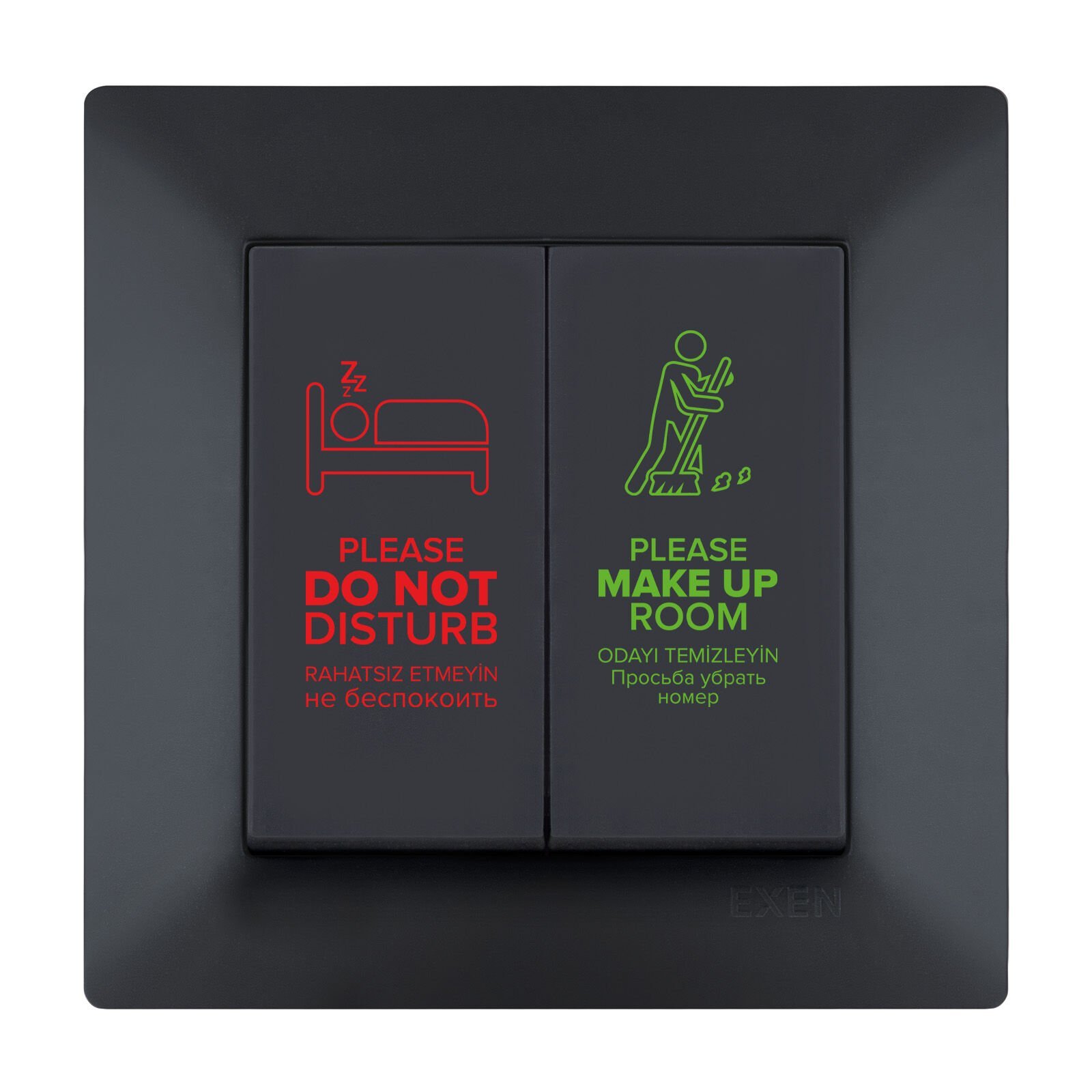 Exen Odak Füme Dnd/Mur Komütatör Komple Takim