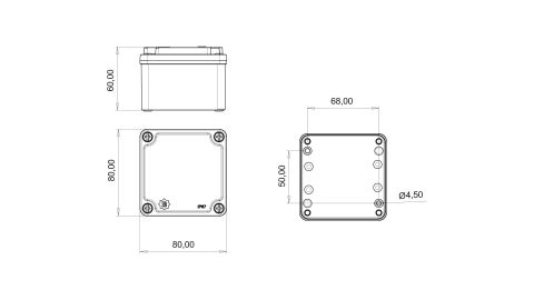 Bemis  80x80x60  IP67 BB3-2131-0087