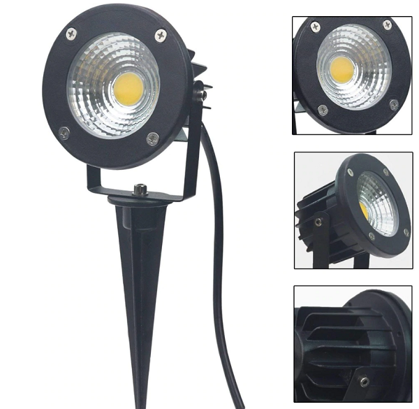 Cata 10 Watt Çim Kazığı Bahçe Armatürü CT-7303 Kırmızı Işık