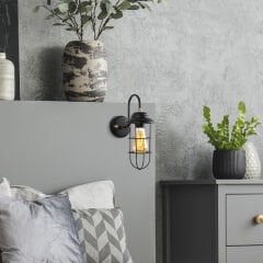 Aydinlatmadunyam Aplik BlackGold Mahoni-13205