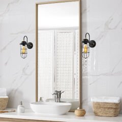 Aydinlatmadunyam Aplik BlackGold Mahoni-13205