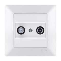 Exen Odak Beyaz Tv-Sat Prizi Geçisli  Komple Takim