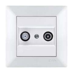 Exen Odak Beyaz Tv-Sat Prizi Sonlu  Komple Takim