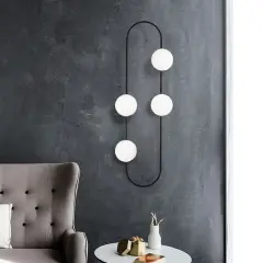 Aydinlatmadunyam Aplik BlackWhite Abakus-4901