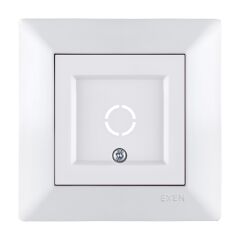 Exen Odak Beyaz Tv-Kablo Çikisi Komple Takim