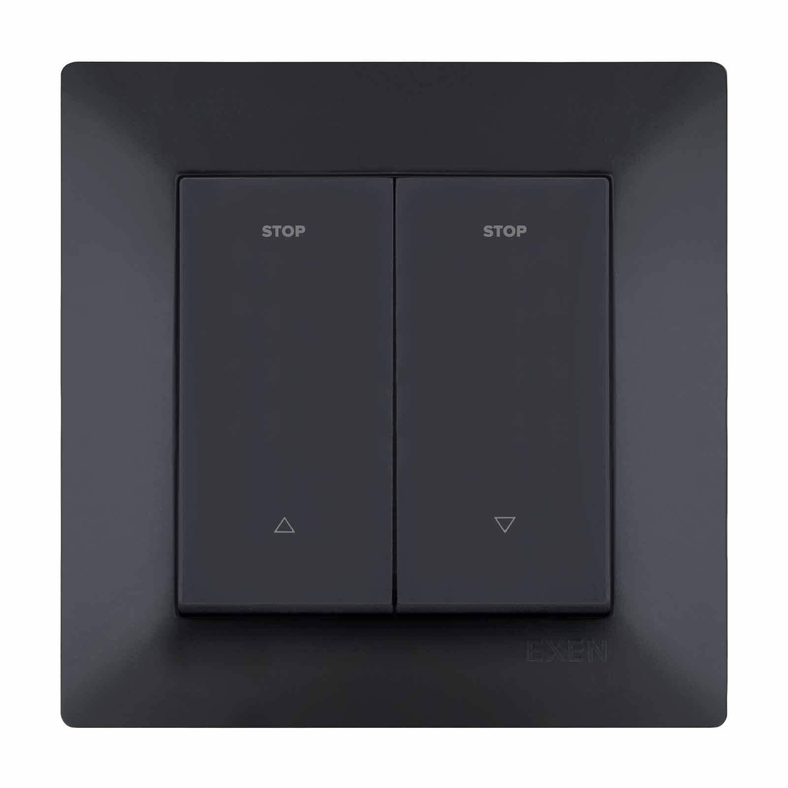 Exen Odak Füme Yaysiz Jaluzi Komple Takim