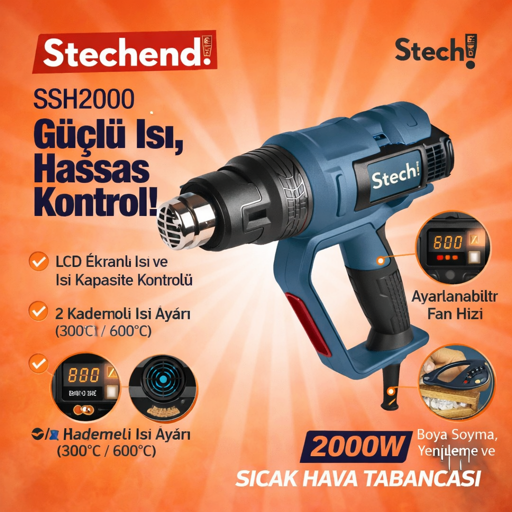 Sx Ssh2000 Sicak Hava Tabancasi