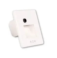 ACK AH07-01690 Sensörlü Merdiven Armatürü Cct Beyaz  Yuvarlak Kare  Çerçeve