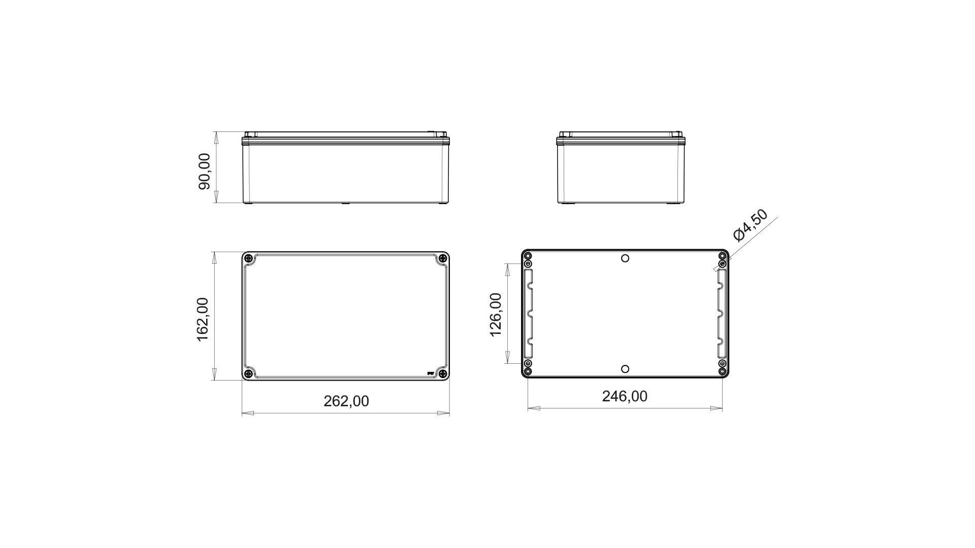 Bemis  160x260x90  IP67 BB3-2153-1047