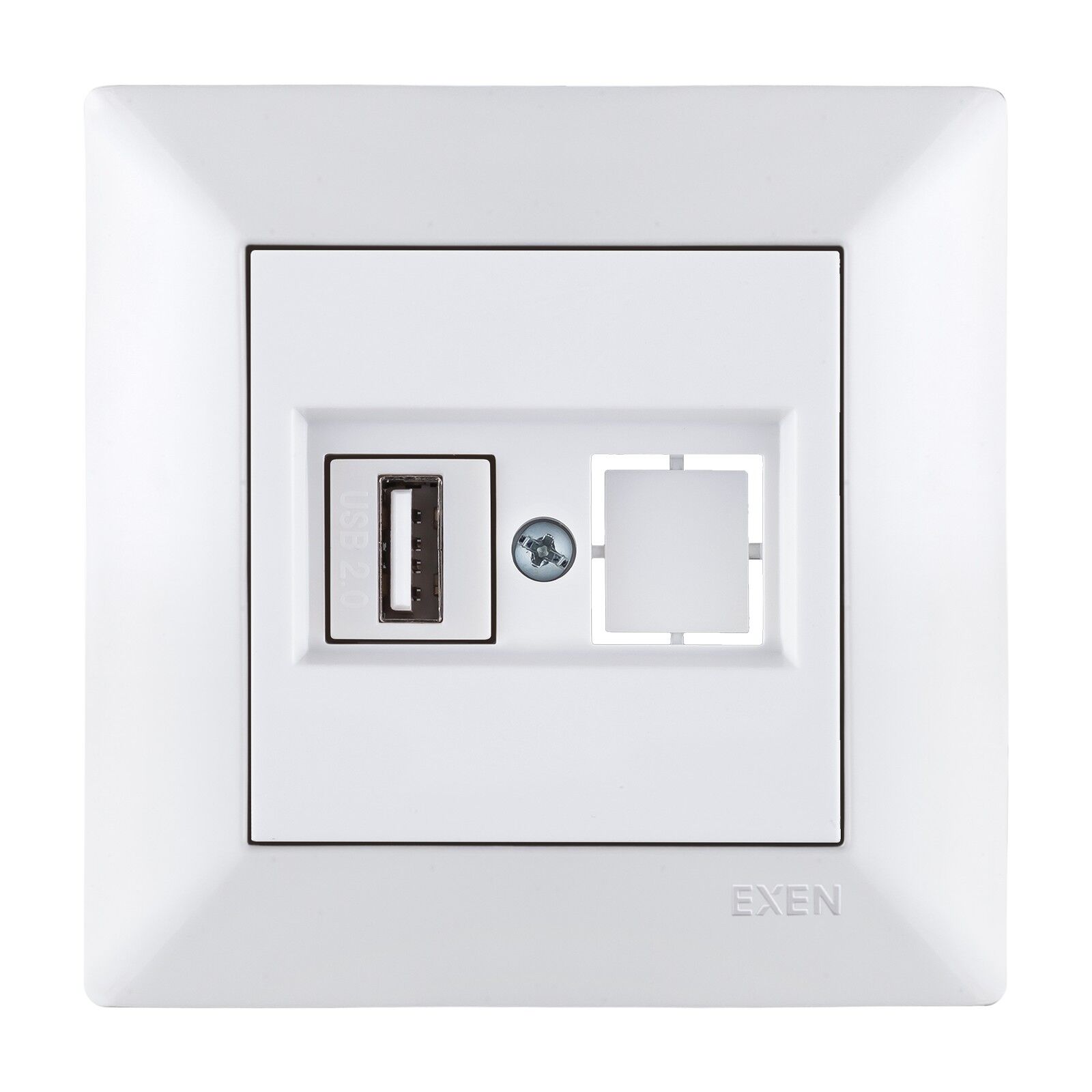 Exen Odak Beyaz Usb Prizi Jakli (Sarj Edemez) Komple Takim