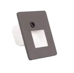 ACK AH07-01693 Sensörlü Merdiven Armatürü Cct Gri Yuvarlak Kare  Çerçeve