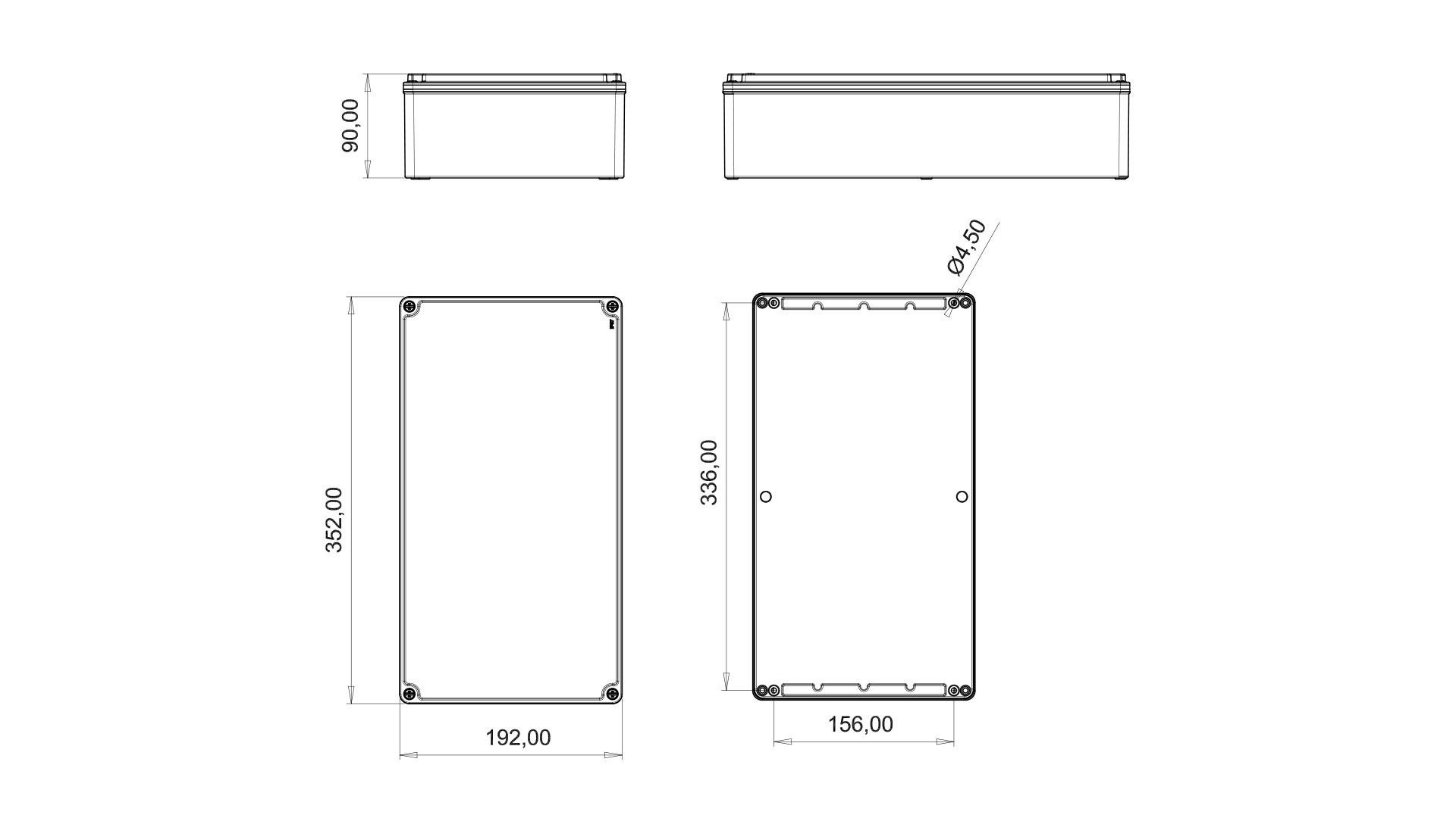 Bemis  190x350x90  IP67 BB3-2163-1047