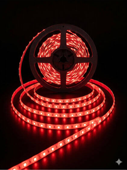 ACK 2835 Kırmızı 12V Şerit Led 120 Led/Metre AS01-02504