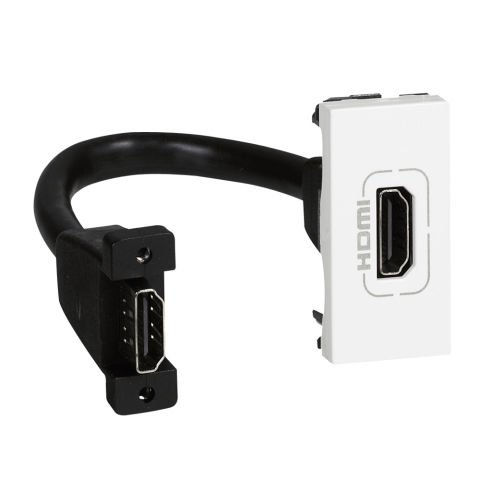 Legrand  Sistem Armada HDMI önceden sonlandırılmış priz, 1 modül, beyaz LEG-078778