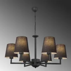 Aydinlatmadunyam Avize Black Profil-4641