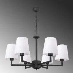 Aydinlatmadunyam Avize BlackWhite Profil-4643