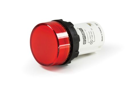Emas B Serisi Monoblok Sinyal 220V Kırmızı - MBSD220K