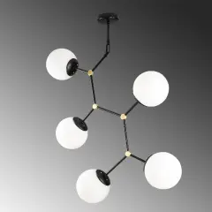 Aydinlatmadunyam Avize BlackWhite Damar-6311