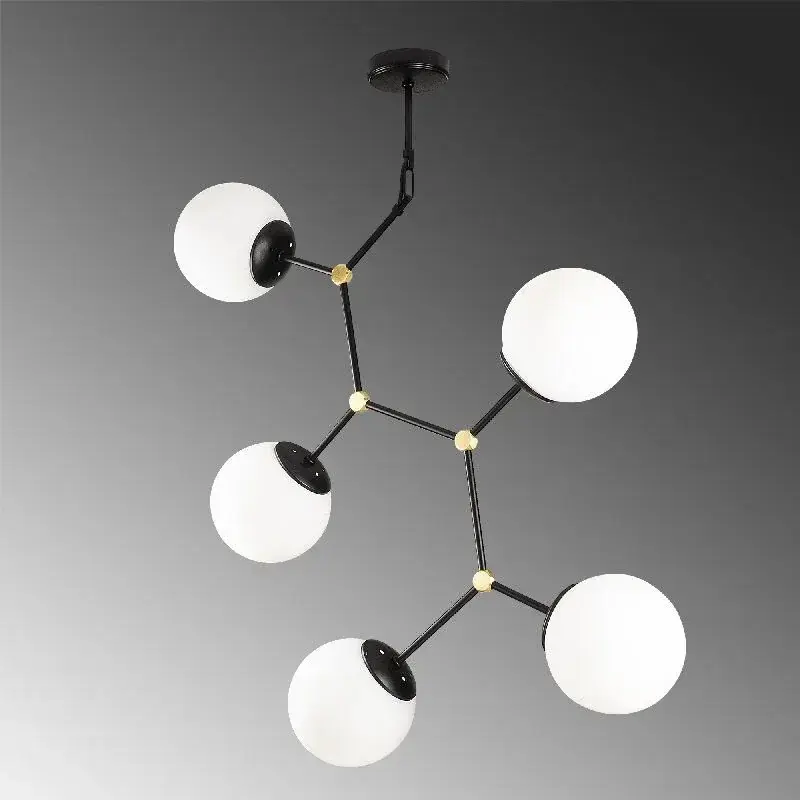 Aydinlatmadunyam Avize BlackWhite Damar-6311